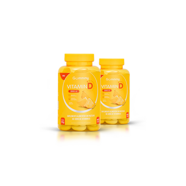 2 Gummy® Vitamina D Abacaxi - 90 g